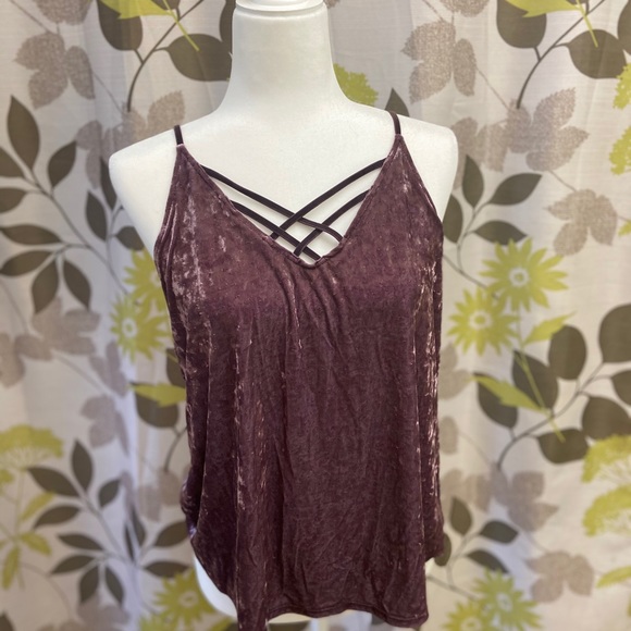 American Eagle Outfitters Tops - American Eagle Outfitters Velvet Tank